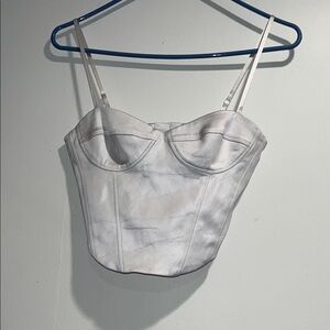 SUNDAY BEST ARITZIA Minx satin bustier top